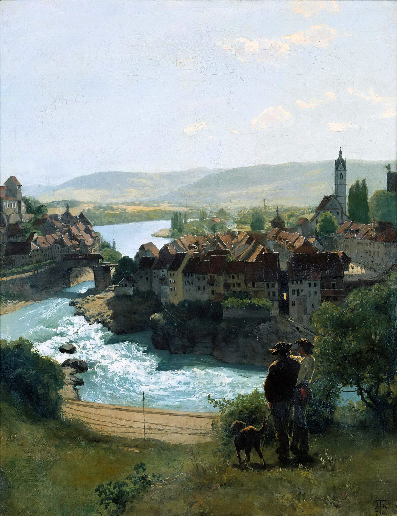The Rhine at Laufenburg, 1850
